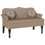 Banco Chesterfield Capuchino 120.5 x 65 x 75 cm Cuero sintético en Bancos | Comprar online en Foro24