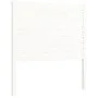 Single bed frame with white solid wood headboard by , Beds and slatted bases - Ref: Foro24-3193167, Price: 124,55 €, Discount: %