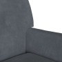 Banco Chesterfield Gris oscuro 112 x 65.5 x 75 cm Terciopelo en Bancos | Comprar online en Foro24