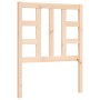Single bed frame with solid wood headboard by , Beds and slatted bases - Ref: Foro24-3193881, Price: 85,70 €, Discount: %