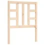 Single bed frame with solid wood headboard by , Beds and slatted bases - Ref: Foro24-3193881, Price: 84,59 €, Discount: %