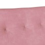 Banco Chesterfield Rosa 112 x 65.5 x 75 cm Terciopelo en Bancos | Comprar online en Foro24