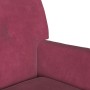 Banco Chesterfield Rojo vino 112 x 65.5 x 75 cm Terciopelo en Bancos | Comprar online en Foro24