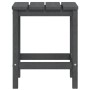 Adirondack garden table in anthracite HDPE 38x38x46 cm by vidaXL, Garden tables - Ref: Foro24-318642, Price: 58,09 €, Discoun...