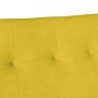 Banco Chesterfield Amarillo 112 x 65.5 x 75 cm Terciopelo en Bancos | Comprar online en Foro24