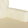 Banco Chesterfield Crema 119.5 x 64.5 x 75 cm Cuero sintético en Bancos | Comprar online en Foro24