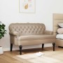 Banco Chesterfield Capuchino 119.5 x 64.5 x 75 cm en Bancos | Comprar online en Foro24