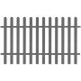 Valla de estacas de jardín de WPC 200x120 cm en Cercados con estacas | Comprar online en Foro24