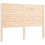 Bed frame with solid wood headboard 140x190 cm by , Beds and slatted bases - Ref: Foro24-3193186, Price: 160,58 €, Discount: %