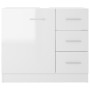 Armario para lavabo madera contrachapada blanco 63x30x54 cm en Muebles de baño | Comprar online en Foro24