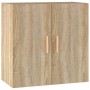 Armario de pared madera contrachapada roble sonoma 60x30x60 cm en Taquillas y armarios de almacenamiento | Comprar online en For