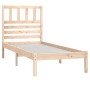Solid pine wood bed frame 90x190 cm by , Beds and slatted bases - Ref: Foro24-3100988, Price: 91,44 €, Discount: %