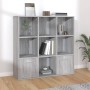 Estantería color gris Sonoma 98x30x98 cm en Librerías y estanterías | Comprar online en Foro24