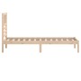 Solid pine wood bed frame 90x190 cm by , Beds and slatted bases - Ref: Foro24-3100988, Price: 91,44 €, Discount: %