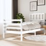 Estructura de cama individual madera maciza blanco 75x190 cm de , Camas y somieres - Ref: Foro24-3101049, Precio: 111,82 €, D...