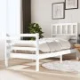Estructura de cama individual madera maciza blanco 75x190 cm de , Camas y somieres - Ref: Foro24-3101049, Precio: 115,42 €, D...