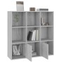 Estantería color gris Sonoma 98x30x98 cm en Librerías y estanterías | Comprar online en Foro24