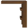 Mesa de bar de pared contrachapada roble marrón 102x45x103,5cm en Mesas de cocina y de comedor | Comprar online en Foro24
