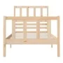 Small solid wood single bed frame 75x190 cm by , Beds and slatted bases - Ref: Foro24-3101113, Price: 90,59 €, Discount: %