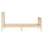 Small solid wood single bed frame 75x190 cm by , Beds and slatted bases - Ref: Foro24-3101113, Price: 90,59 €, Discount: %