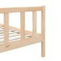 Small solid wood single bed frame 75x190 cm by , Beds and slatted bases - Ref: Foro24-3101113, Price: 90,59 €, Discount: %