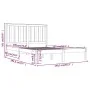 Solid pine wood bed frame 135x190 cm by , Beds and slatted bases - Ref: Foro24-3103818, Price: 131,76 €, Discount: %