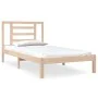 Solid pine wood bed frame 90x190 cm by , Beds and slatted bases - Ref: Foro24-3104313, Price: 80,36 €, Discount: %