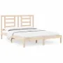 Estructura de cama de madera maciza de pino 160x200 cm de , Camas y somieres - Ref: Foro24-3104358, Precio: 121,81 €, Descuen...