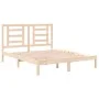 Estructura de cama de madera maciza de pino 160x200 cm de , Camas y somieres - Ref: Foro24-3104358, Precio: 121,81 €, Descuen...
