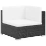 6-piece garden furniture set and black synthetic rattan cushions by vidaXL, Garden sets - Ref: Foro24-44602, Price: 539,67 €,...