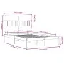 Estructura de cama madera maciza de pino 140x190 cm de , Camas y somieres - Ref: Foro24-3104718, Precio: 104,99 €, Descuento: %