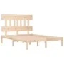 Solid wood bed frame 180x200 cm by , Beds and slatted bases - Ref: Foro24-3104753, Price: 130,45 €, Discount: %