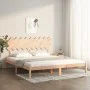 Estructura de cama de madera maciza super king 180x200 cm de , Camas y somieres - Ref: Foro24-3104883, Precio: 135,60 €, Desc...