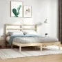 Solid pine wood bed frame 140x200 cm by , Beds and slatted bases - Ref: Foro24-3104933, Price: 104,67 €, Discount: %