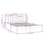 Small double bed frame white solid wood 120x190cm by , Beds and slatted bases - Ref: Foro24-3105376, Price: 115,02 €, Discoun...
