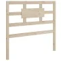 Solid wood bed frame 75x190 cm by , Beds and slatted bases - Ref: Foro24-3105625, Price: 87,42 €, Discount: %