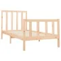 Estructura de cama madera maciza de pino 100x200 cm de , Camas y somieres - Ref: Foro24-3106693, Precio: 110,30 €, Descuento: %