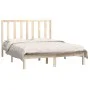 Bettgestell aus massivem Kiefernholz, 140 x 190 cm von , Betten und Lattenroste - Ref: Foro24-3106618, Preis: 108,82 €, Rabat...