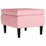 Ohrensessel und Hocker aus rosa Samt von , Sessel - Ref: Foro24-3115935, Preis: 319,62 €, Rabatt: %