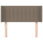 Kopfteil aus taupegrauem Stoff, 83 x 16 x 78/88 cm von , Kopf- und Fußteile - Ref: Foro24-3118984, Preis: 42,77 €, Rabatt: %