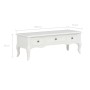 Weißer TV-Schrank aus Holz, 100 x 35 x 35 cm von vidaXL, TV-Möbel - Ref: Foro24-280048, Preis: 168,77 €, Rabatt: %