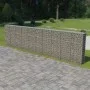 Gabion wall with galvanized steel covers 600x30x150 cm by vidaXL, fence panels - Ref: Foro24-143585, Price: 402,18 €, Discoun...