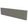 Gabionenwand mit Abdeckungen aus verzinktem Stahl 600x30x150 cm von vidaXL, Zaunpaneele - Ref: Foro24-143585, Preis: 391,76 €...