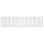 Gabionenwand mit Abdeckungen aus verzinktem Stahl 600x30x150 cm von vidaXL, Zaunpaneele - Ref: Foro24-143585, Preis: 391,76 €...