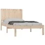 Estructura de cama madera maciza de pino 100x200 cm de , Camas y somieres - Ref: Foro24-3104403, Precio: 107,04 €, Descuento: %