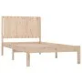 Estructura de cama madera maciza de pino 100x200 cm de , Camas y somieres - Ref: Foro24-3104403, Precio: 107,04 €, Descuento: %
