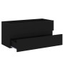 Schwarzer Holzwerkstoffschrank mit Waschbecken von , Badezimmerwaschtische - Ref: Foro24-3071658, Preis: 332,11 €, Rabatt: %