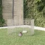 Rabbit cage 6 panels galvanized iron 54x60 cm by , Cages and habitats for small animals - Ref: Foro24-171573, Price: 25,49 €,...