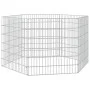 Rabbit cage 6 panels galvanized iron 54x60 cm by , Cages and habitats for small animals - Ref: Foro24-171573, Price: 25,49 €,...