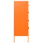 Armario de cajones de acero naranja 80x35x101,5 cm de , Cajoneras - Ref: Foro24-336201, Precio: 179,18 €, Descuento: %
